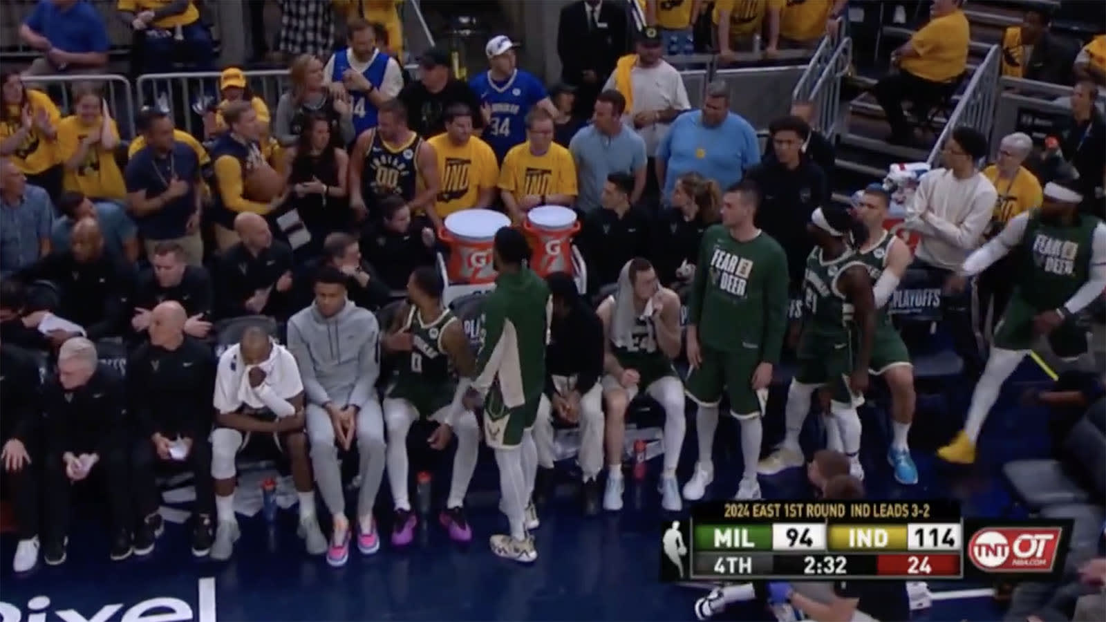 Patrick Beverley Appeared to Hurl Basketball at Fan During Bucks' Loss to Pacers