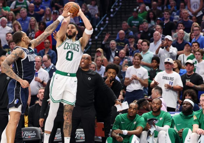 Celtics Survive Wild Second Half to Take Commanding 3-0 Lead in NBA Finals