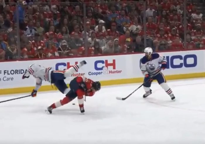 Oilers' Warren Foegele Receives Game Misconduct After Dirty Hit vs. Panthers