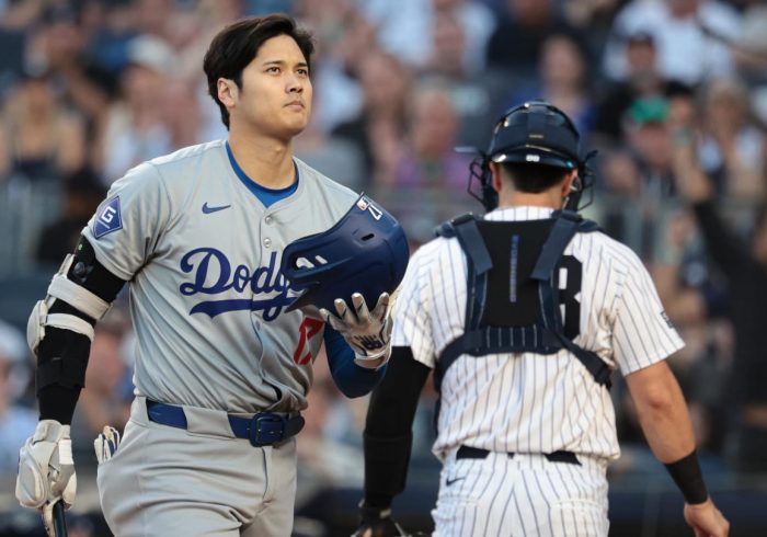Shohei Ohtani Had Funny One-Word Response to Seeing Yankees’ Aaron Judge in Person